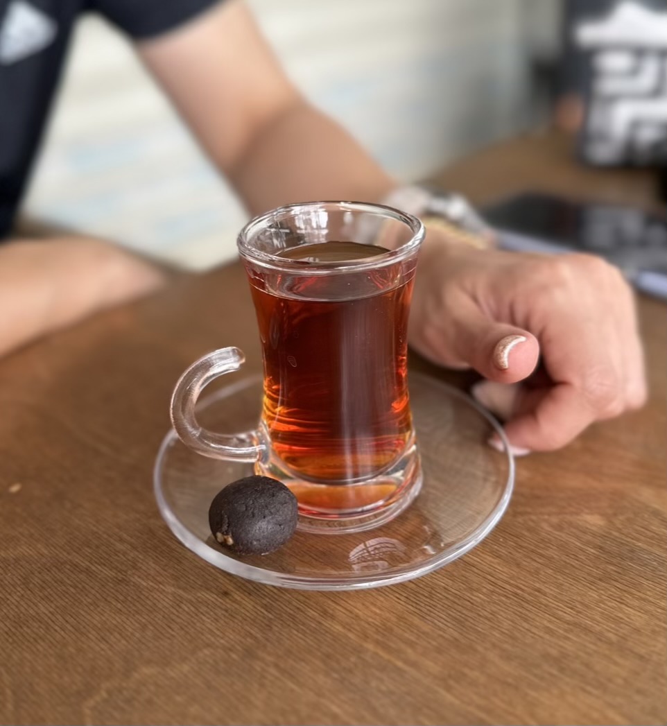 استکان نعلبکی بلور شفاف دلی
